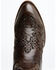 Image #6 - El Dorado Men's Basket Weave Western Boots - Medium Toe, Brown, hi-res