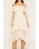 Image #3 - Shyanne Women's Off The Shoulder Lace Midi Dress, Natural, hi-res
