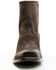 Image #4 - Moonshine Spirit Men's 8" Pancho Roughout Zipper Western Boots - Square Toe, Chocolate, hi-res