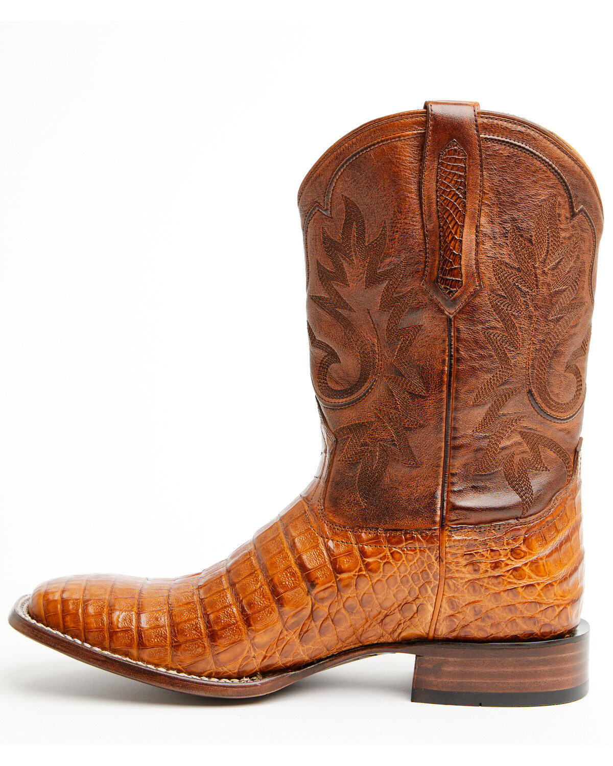 Image #3 - Cody James Black 1978&reg; Men's The Hayward Exotic Caiman Belly Western Boots - Broad Square Toe, Cognac, hi-res