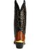 Image #7 - Laredo Men's Lizard Print Western Boots - Snip Toe, Peanut, hi-res