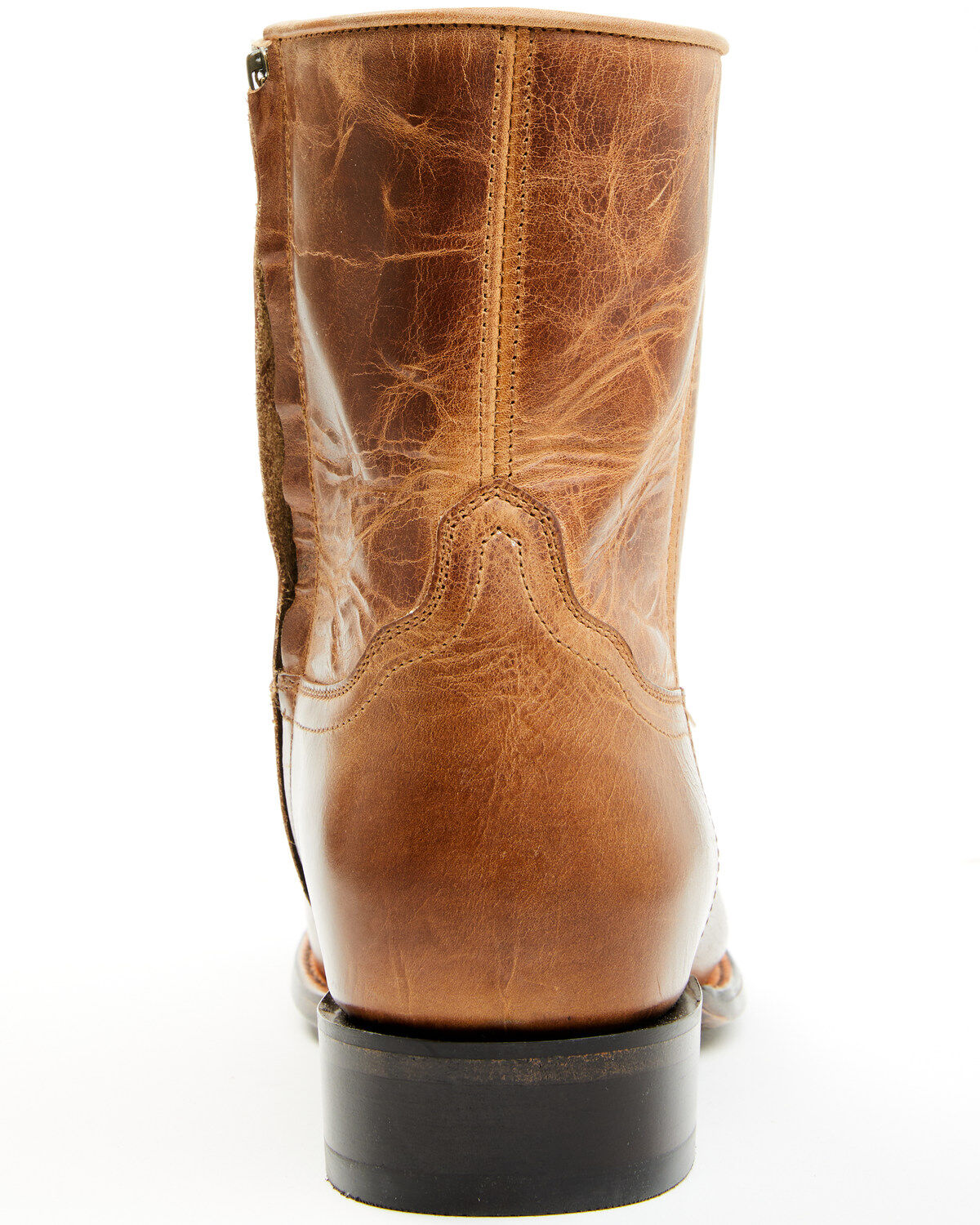 Image #5 - Moonshine Spirit&reg; Men's 8" Pancho Zipper Western Boots - Square Toe, Brown, hi-res