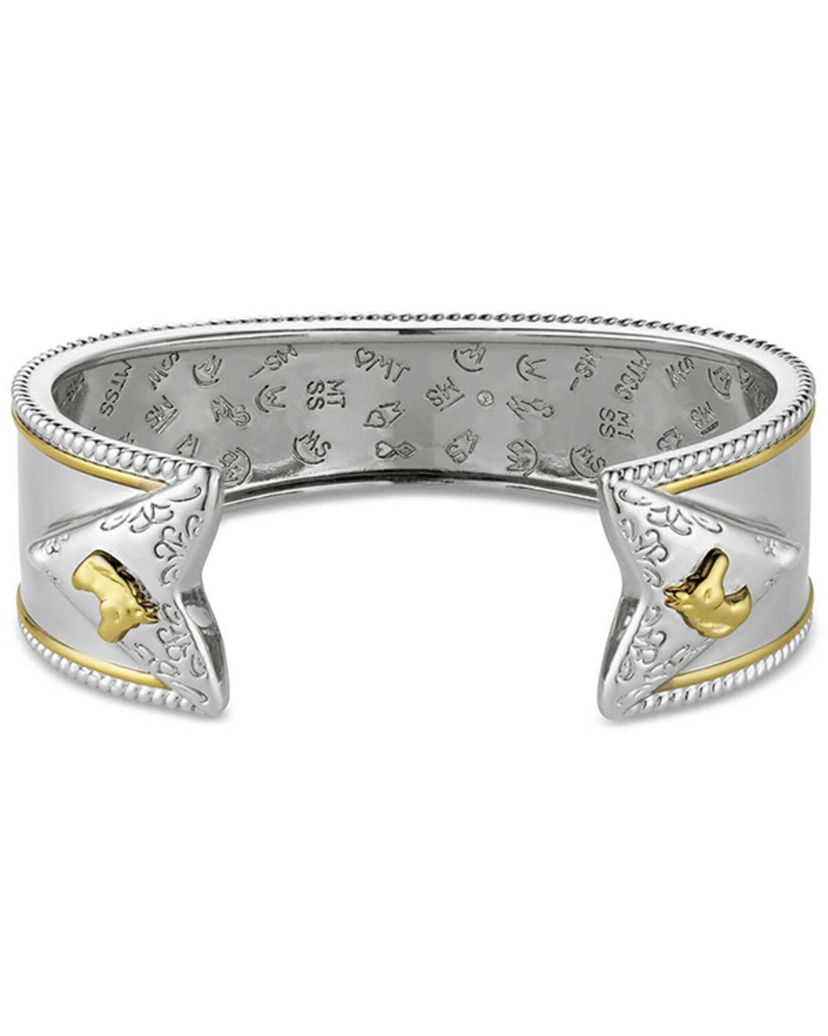 Image #3 - Montana Silversmiths Women's Regal Rider Cuff Bracelet, Silver, hi-res