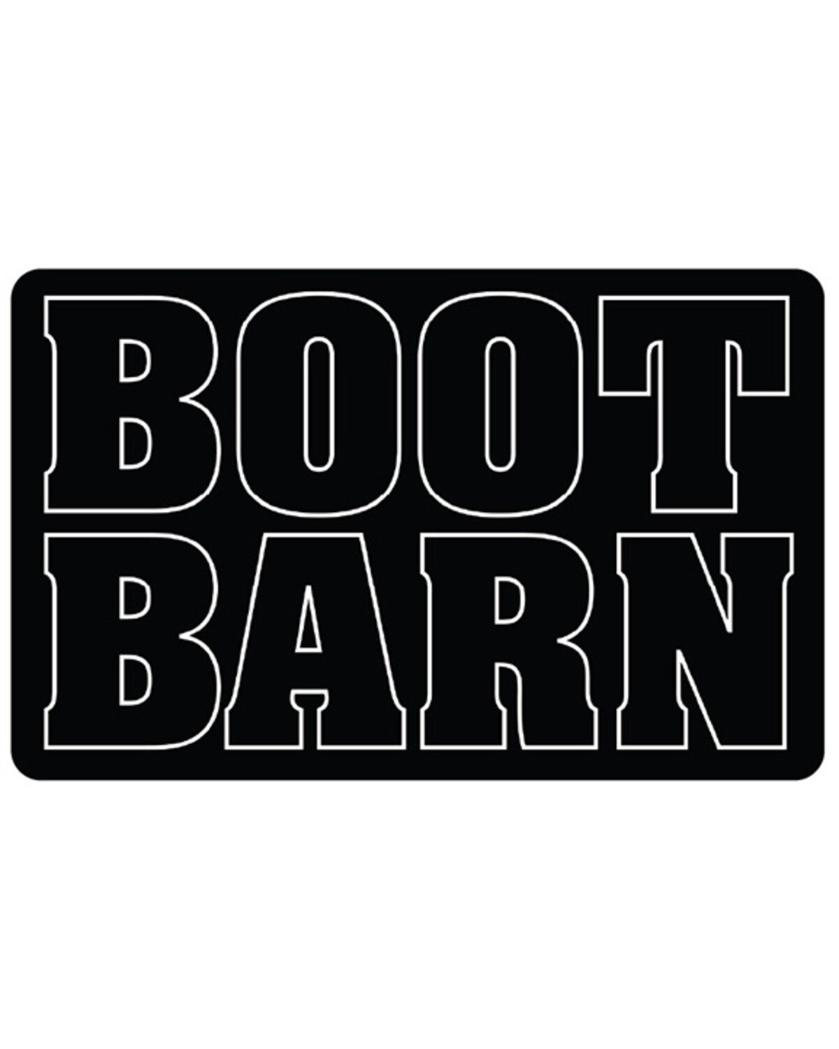 Image #1 - Boot Barn Black Logo Gift Card, No Color, hi-res