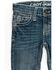 Image #2 - Cody James Toddler Boys' Stone Cold Wash Slim Boot Stretch Jeans - Infant & Toddler, Dark Medium Wash, hi-res