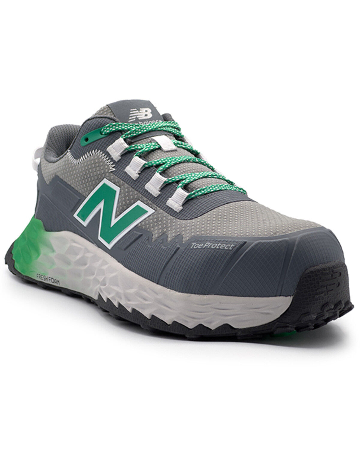 New Balance Men's Cremorne Work Shoes - Composite Toe, Green, hi-res