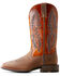 Image #2 - Ariat Men's Hudson Western Boots - Broad Square Toe, Beige, hi-res