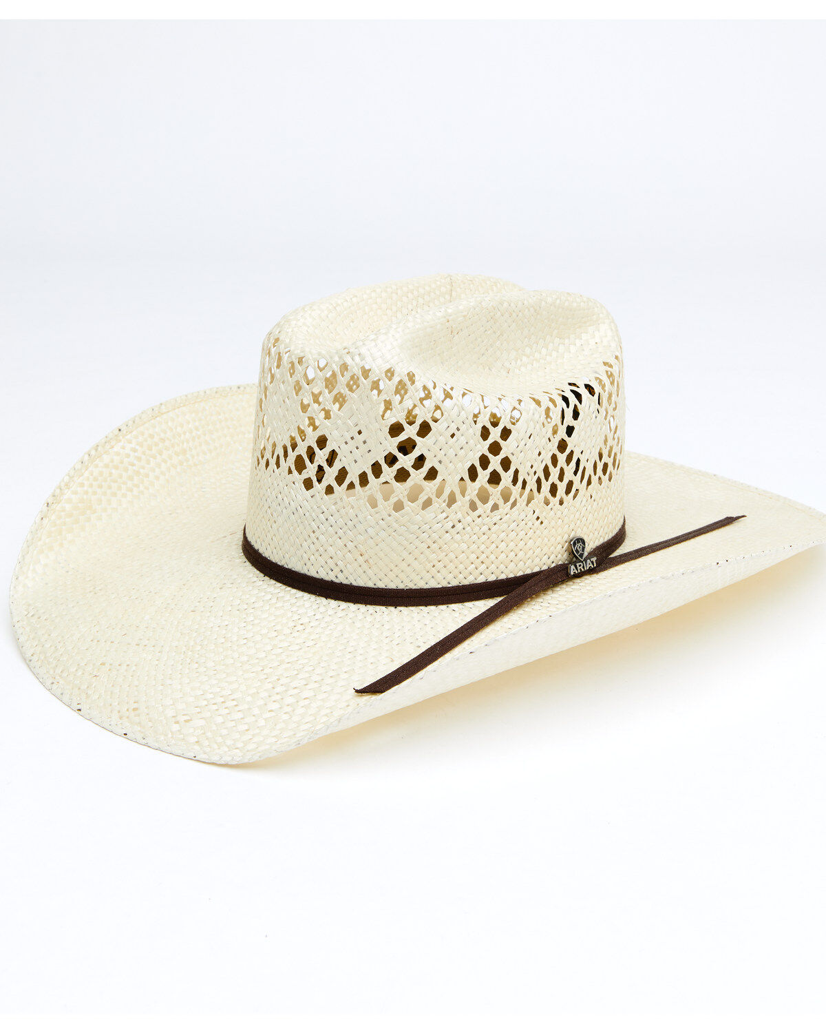 Image #1 - Ariat Men's Twisted Weave Straw Hat, Natural, hi-res