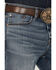 Image #2 - Blue Ranchwear Men's Dorado Wash Bronson Slim Straight Stretch Denim Jeans, Medium Wash, hi-res
