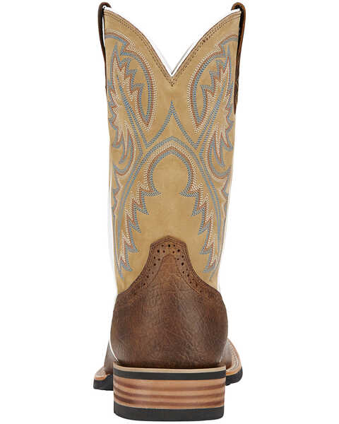 Image #4 - Ariat Men's Quickdraw 11" Western Performance Boots - Broad Square Toe, Bark, hi-res