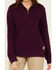 Image #3 - Carhartt Women's Tencel™ Fiber Series Relaxed Fit Half-Zip Sweatshirt , Purple, hi-res