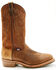 Image #2 - Double H Men's 12" Domestic I.C.E.™ Western Boots - Medium Toe, Brown, hi-res