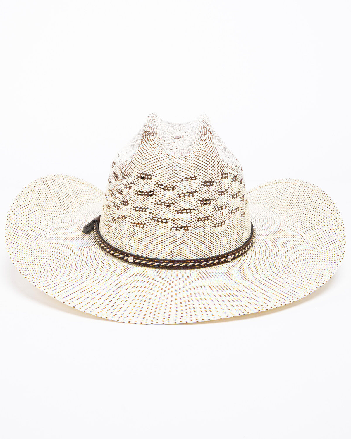 Image #5 - Cody James Twist Cord 15X Bangora Straw Cowboy Hat, Natural, hi-res