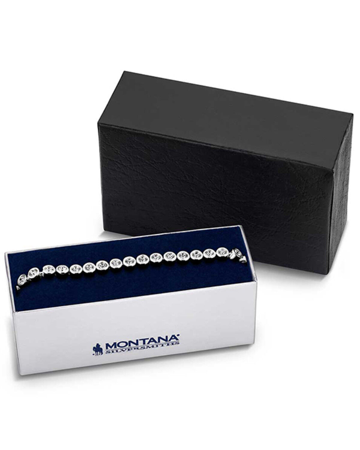 Image #3 - Montana Silversmiths Women's Starry Night Crystal Bracelet, Silver, hi-res