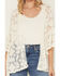 Image #4 - Shyanne Women's Hester Lace Flutter Sleeve Kimono, Black, hi-res