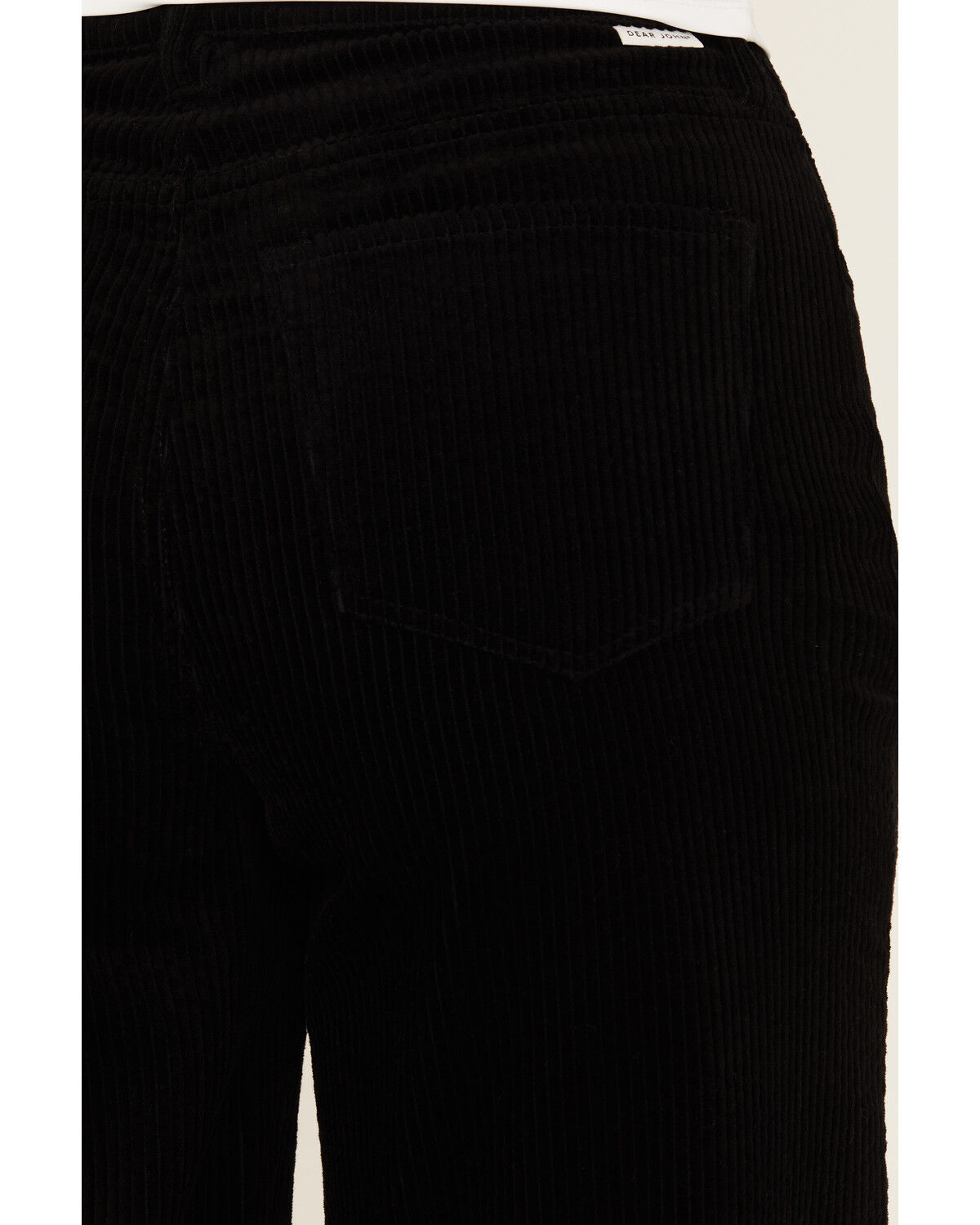 Image #4 - Dear John Women's Fiona High Rise Wide Leg Corduroy Jeans, Black, hi-res
