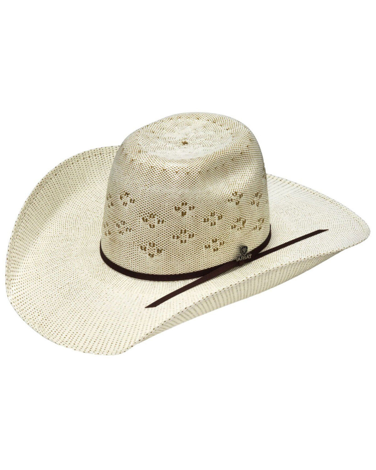 Image #1 - Ariat Straw Cowboy Hat, Natural, hi-res