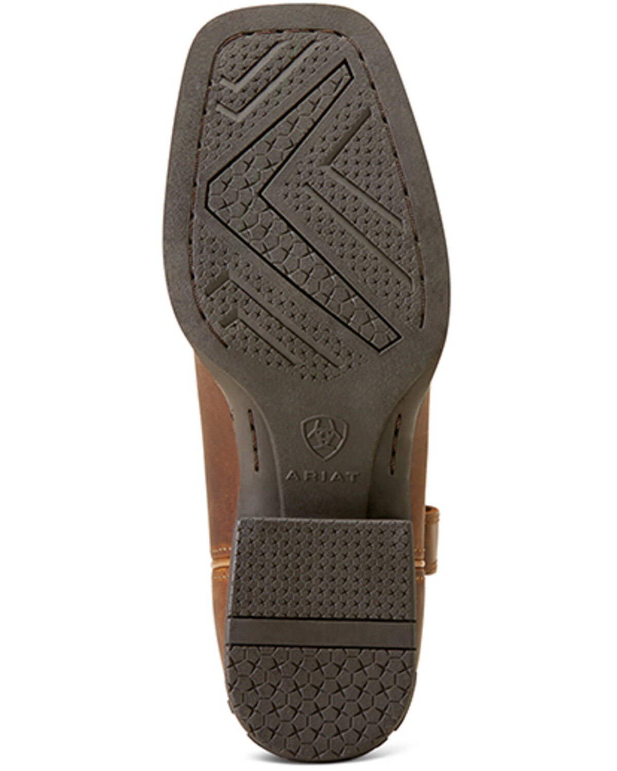 Image #5 - Ariat Girls' Round Up Bliss Western Boots - Broad Square Toe, Brown, hi-res
