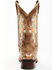 Image #5 - Laredo Women's Flower Inlay Western Performance Boots - Broad Square Toe, Tan, hi-res