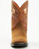 Image #4 - Justin Boys' Bowline Western Boots - Broad Square Toe, Brown, hi-res