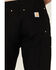 Image #4 - Carhartt Men's Loose Fit Firm Duck Double-Front Utility Work Pant , Black, hi-res