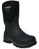 Image #1 - Dryshod Men's Legend MXT Rubber Boots - Round Toe, Black, hi-res