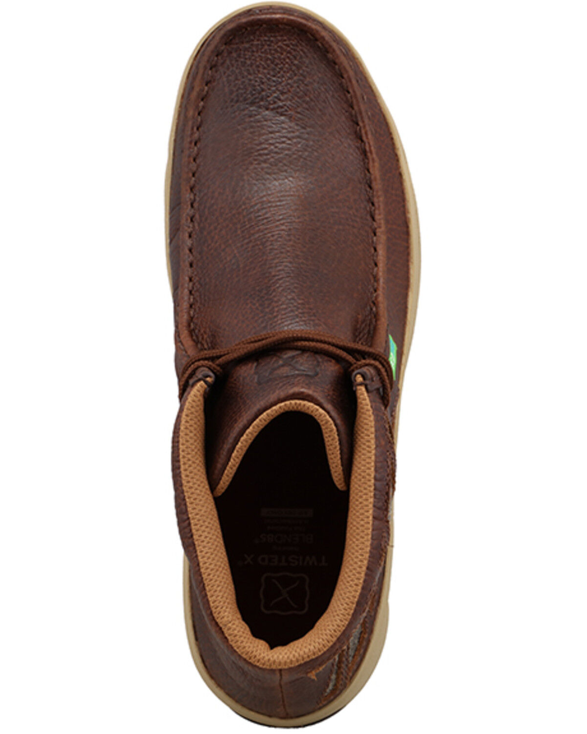 Image #6 - Twisted X Men's Peek-A-Boo Matrix Collection&trade; Casual Shoes - Moc Toe, Brown, hi-res
