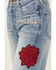 Image #2 - Ariat Women's Dominca Medium Wash Rodeo Quincy High Rise Tomboy Relaxed Straight Jeans, Medium Wash, hi-res