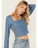 Image #1 - Levi's Women's Ophelia Corset Blouse, Dark Wash, hi-res