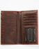 Image #2 - Cody James Men's Basketweave Concho Bi-Fold Rodeo Wallet , Brown, hi-res