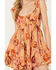 Image #3 - Free People Women's Vernon Mini Dress, Orange, hi-res