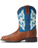 Image #2 - Ariat Boys' Lonestar Red Dirt Road Western Boots - Square Toe , Brown, hi-res