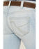 Image #4 - Ariat Women's R.E.A.L. Light Wash Zayla Low Rise Straight Leg Stretch Denim Jeans , Light Wash, hi-res