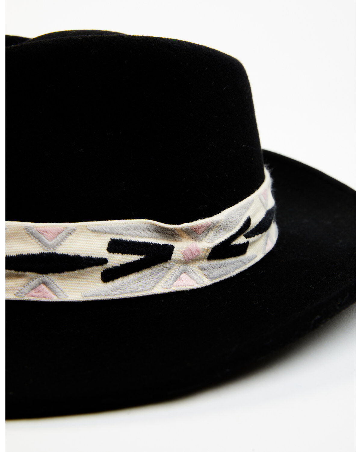 Image #2 - Nikki Beach Women's New Moon Wool Fashion Hat, Black, hi-res