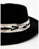 Image #2 - Nikki Beach Women's New Moon Wool Fashion Hat, Black, hi-res