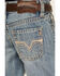 Image #4 - Rock & Roll Denim Boys' Light Wash V Stitch Bootcut Jeans , Blue, hi-res