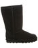 Image #2 - Bearpaw Girls' Elle Tall Casual Boots - Round Toe , Black, hi-res