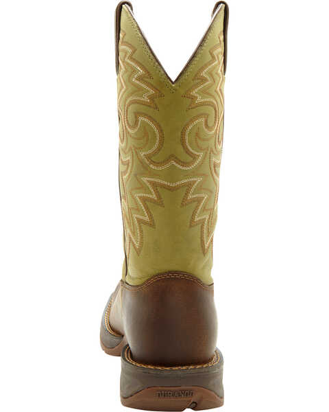 Image #14 - Durango Men's Rebel Western Performance Boots - Broad Square Toe, Coffee, hi-res