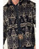 Image #3 - Outback Trading Co Men's Hudson Southwestern Print Snap Jacket, Grey, hi-res