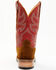 Image #5 - RANK 45® Men's Archer Roughout Western Boots - Square Toe, Red, hi-res