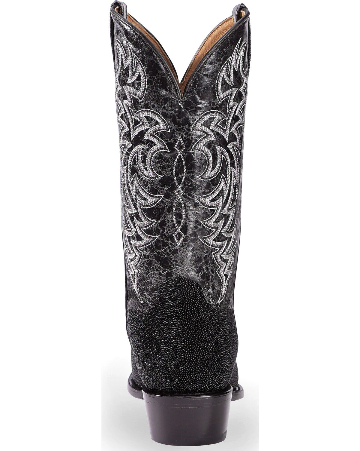 Image #7 - Moonshine Spirit&reg; Men's Stingray Exotic Boots - Square Toe, Black, hi-res
