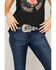 Image #1 - Shyanne® Women's Leather Rhinestone Belt, Black, hi-res