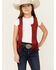 Image #1 - Shyanne Girls' Fringe Lace Vest, Brick Red, hi-res