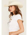 Image #2 - Los Sundays Women's Tequila & Horses Short Sleeve Graphic Baby Tee, White, hi-res