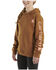 Image #2 - Carhartt Girls' Logo Graphic Print Hoodie , Medium Brown, hi-res