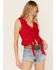 Image #1 - Idyllwind Women's Cordero Longhorn Buckle And Star Cutout Belt , Brown, hi-res