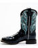 Image #3 - Dan Post Men's Eel Exotic Western Boots - Broad Square Toe, Black, hi-res