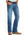 Image #2 - Ariat Men's M2 Relaxed Stretch Legacy Bootcut Stretch Denim Jeans , Blue, hi-res