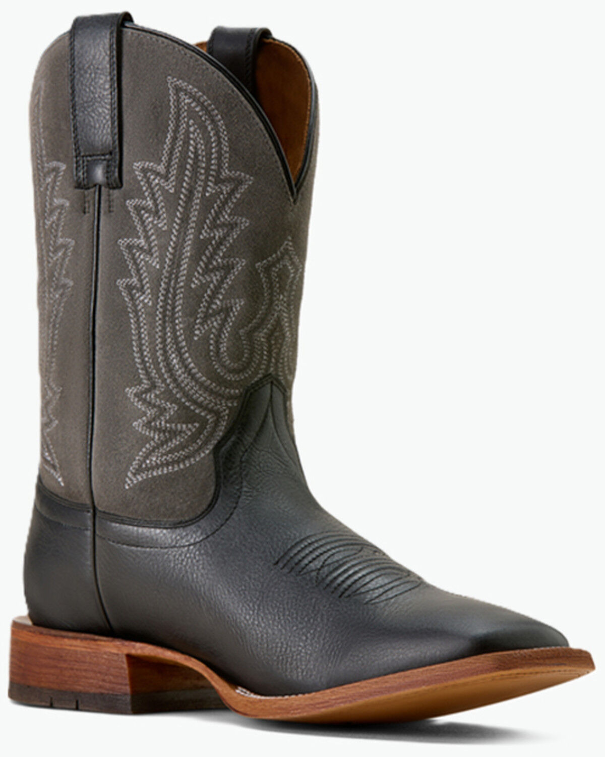 Image #1 - Ariat Men's County Roads Western Boots - Broad Square Toe, Black, hi-res