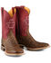 Image #1 - Tin Haul Men's Every Which Way Western Boots - Broad Square Toe , Red, hi-res